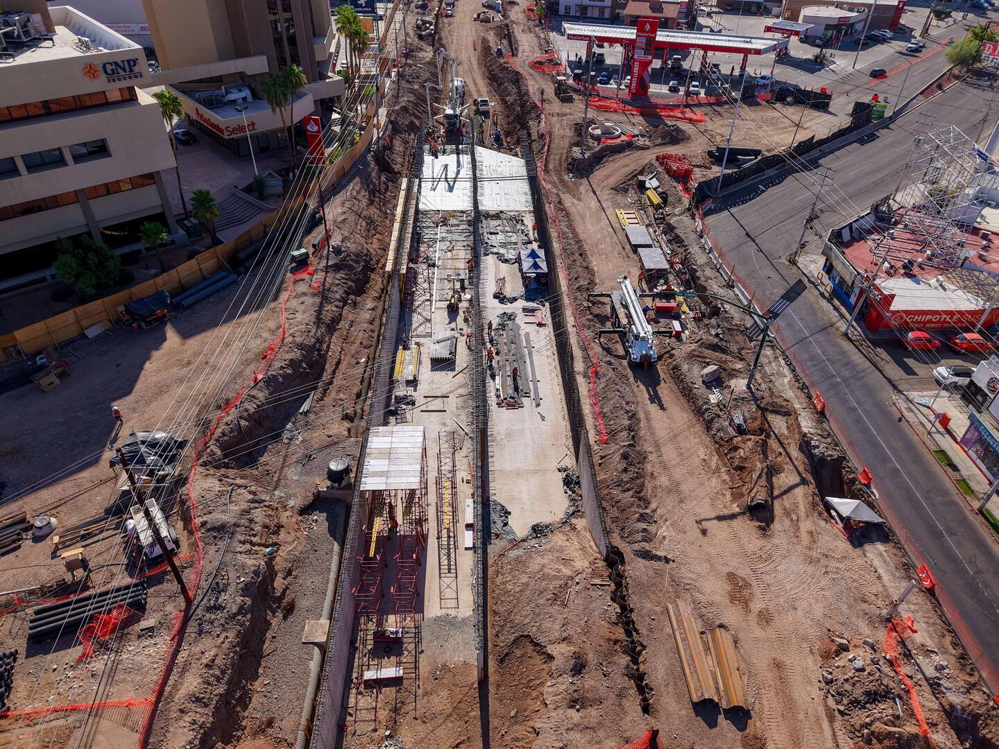Destaca Toño Astiazarán calidad y seguridad en obra de paso desnivel de Colosio y Solidaridad