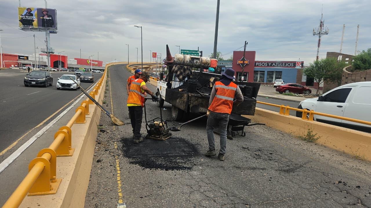 Refuerza Ayuntamiento de Hermosillo mantenimiento en vialidades