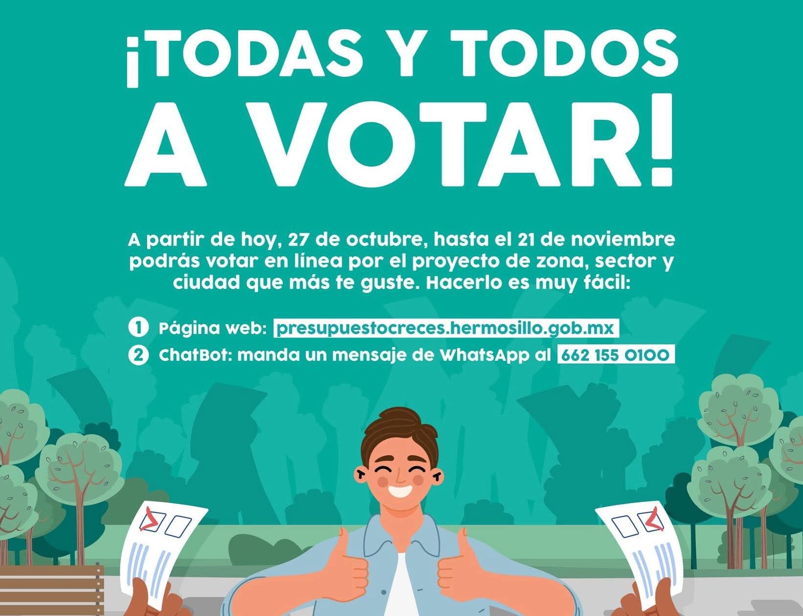 Invita Gobierno Municipal a participar en las votaciones del Presupuesto CRECES 2025