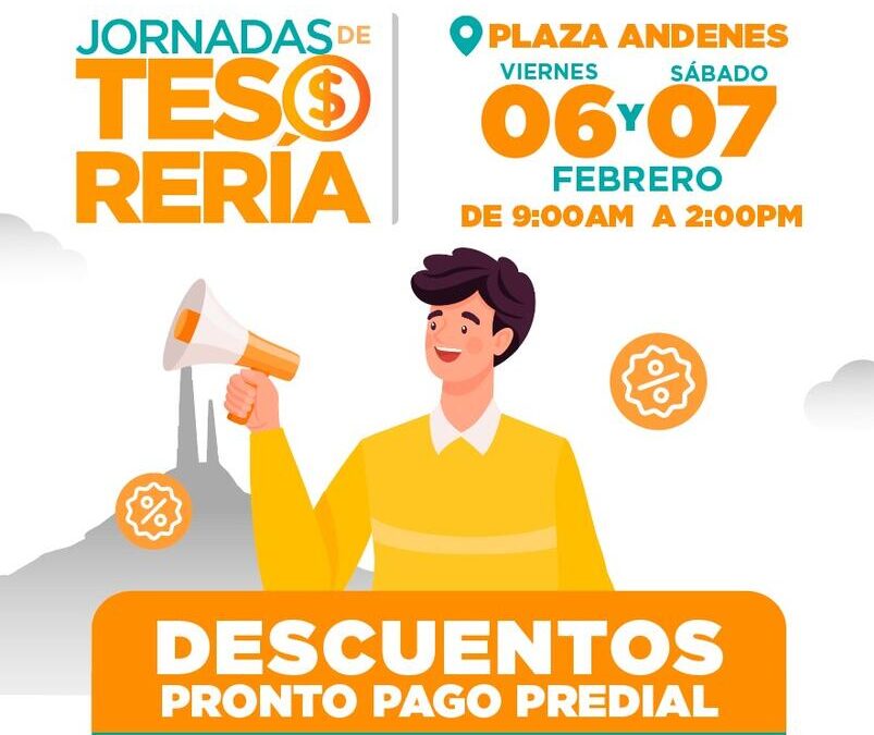 Invita Tesorería de Hermosillo a aprovechar jornadas de descuentos el 6 y 7 de febrero